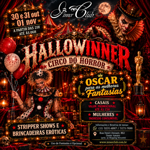 Cartaz de Halloween no Circo do Horror (1)