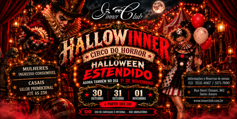 slide Circo do Horror Halloween Estendido